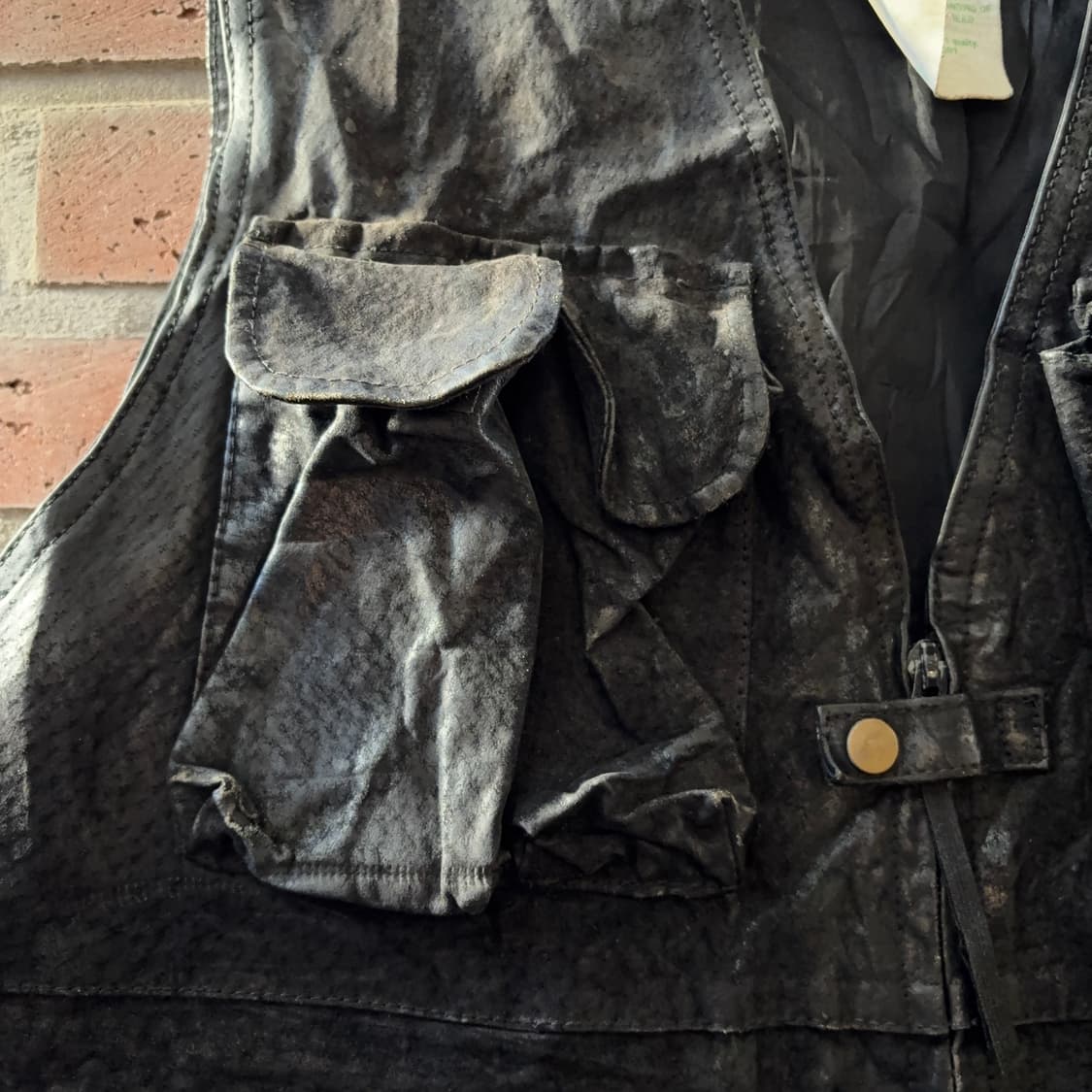 네이처 블랙 피그스킨 유틸리티 베스트 상품이미지4