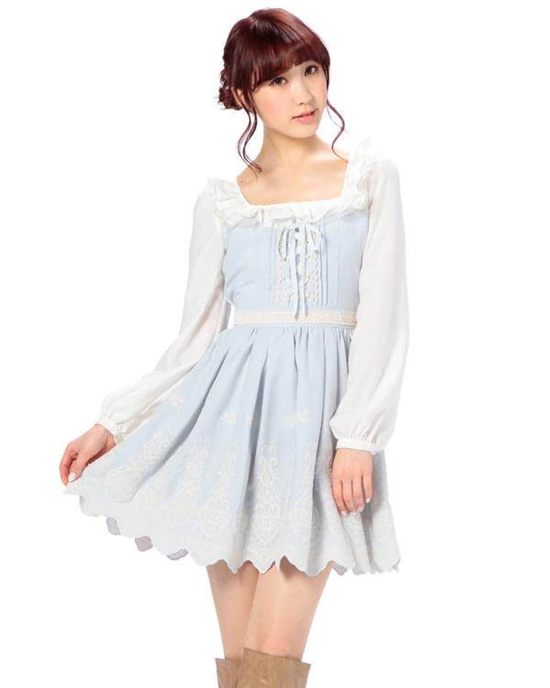 리즈리사 히메갸루 원피스 일본빈티지 상품이미지1