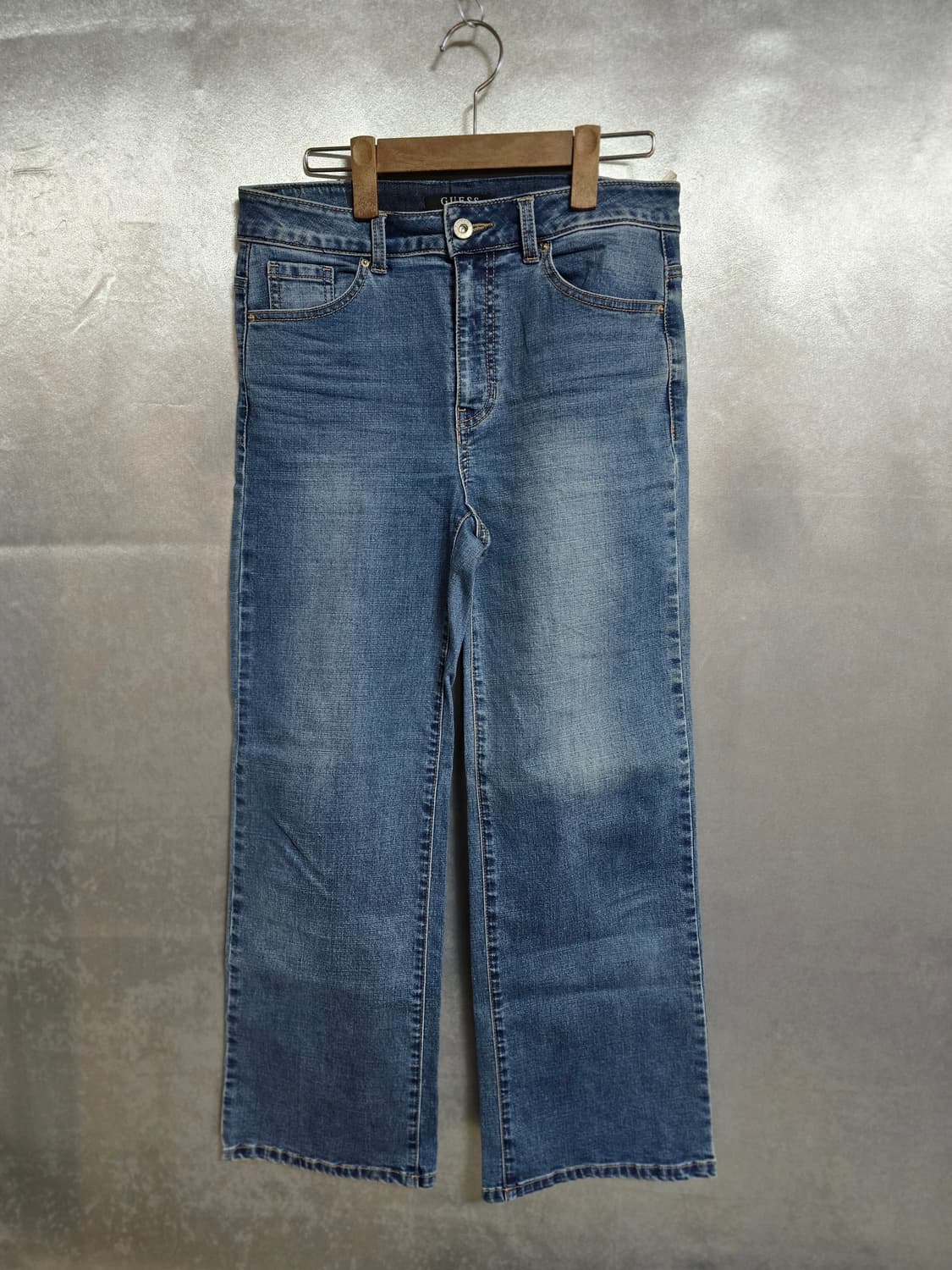 게스 데님 와이드 청바지 상품이미지1