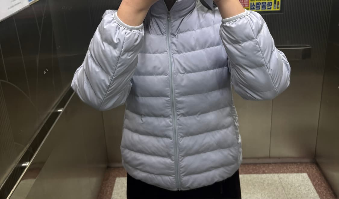 지초이 패딩 사이즈1 팔아요 jichoi 그레이 상품이미지1