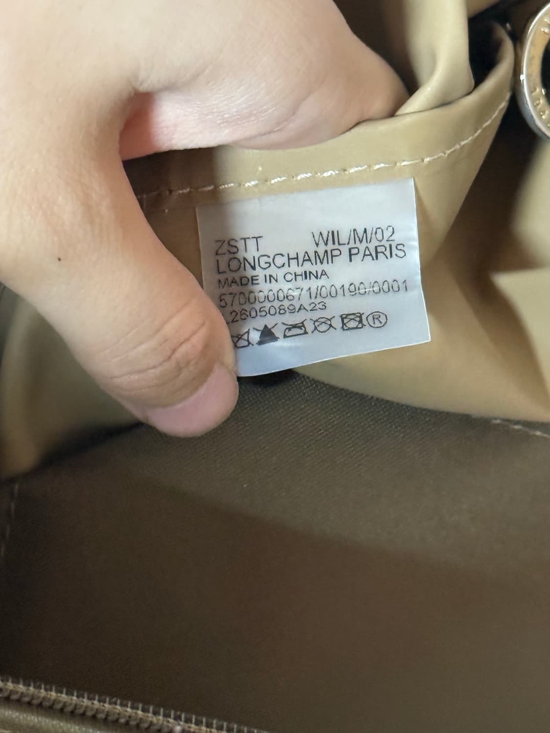 💚롱샴 올리브 카키브라운 숄더백 M 상품이미지6