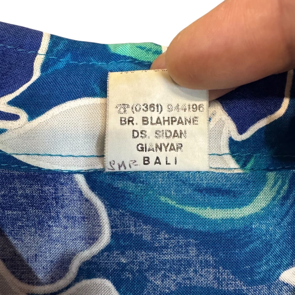 Sari Ayu 발리 빈티지 하와이안 셔츠 (XL)   상품이미지6