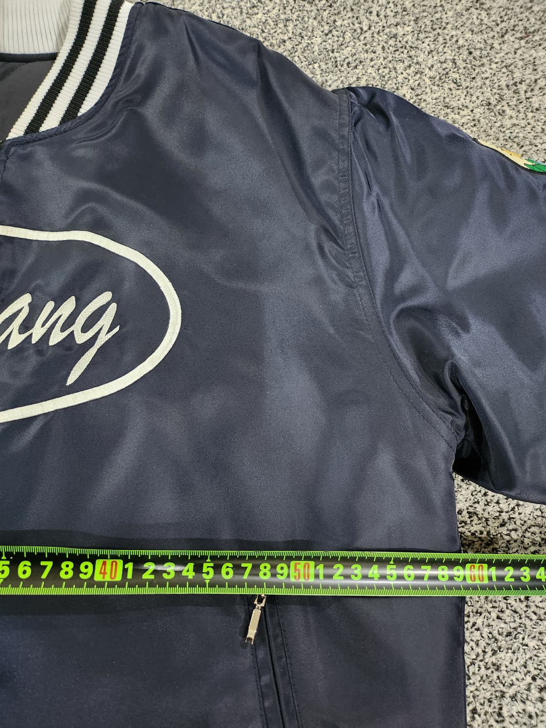 네이비 스트릿 로고 점퍼  상품이미지9