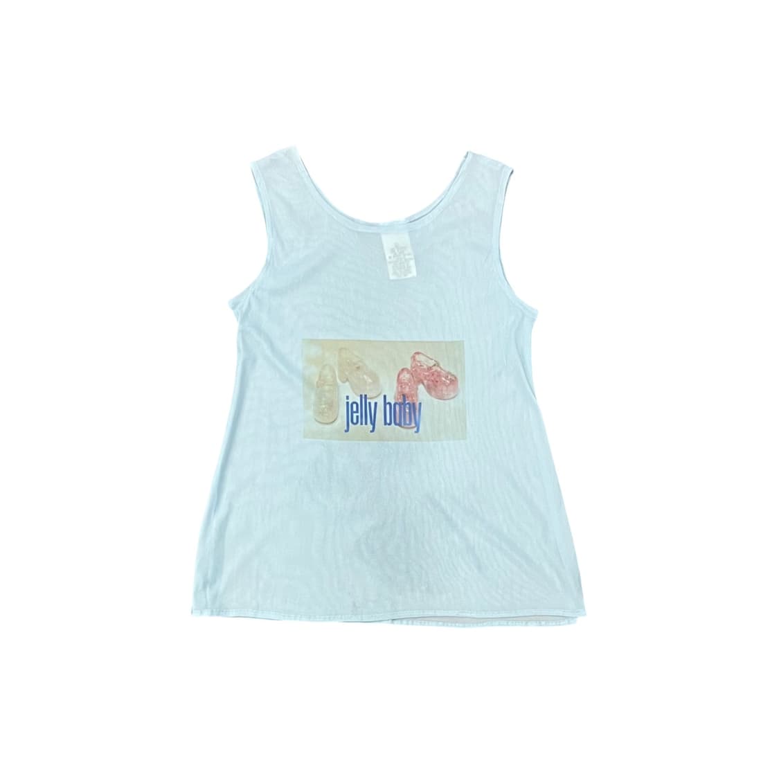Jelly Baby See-Through Blue Sleeveless  상품이미지2