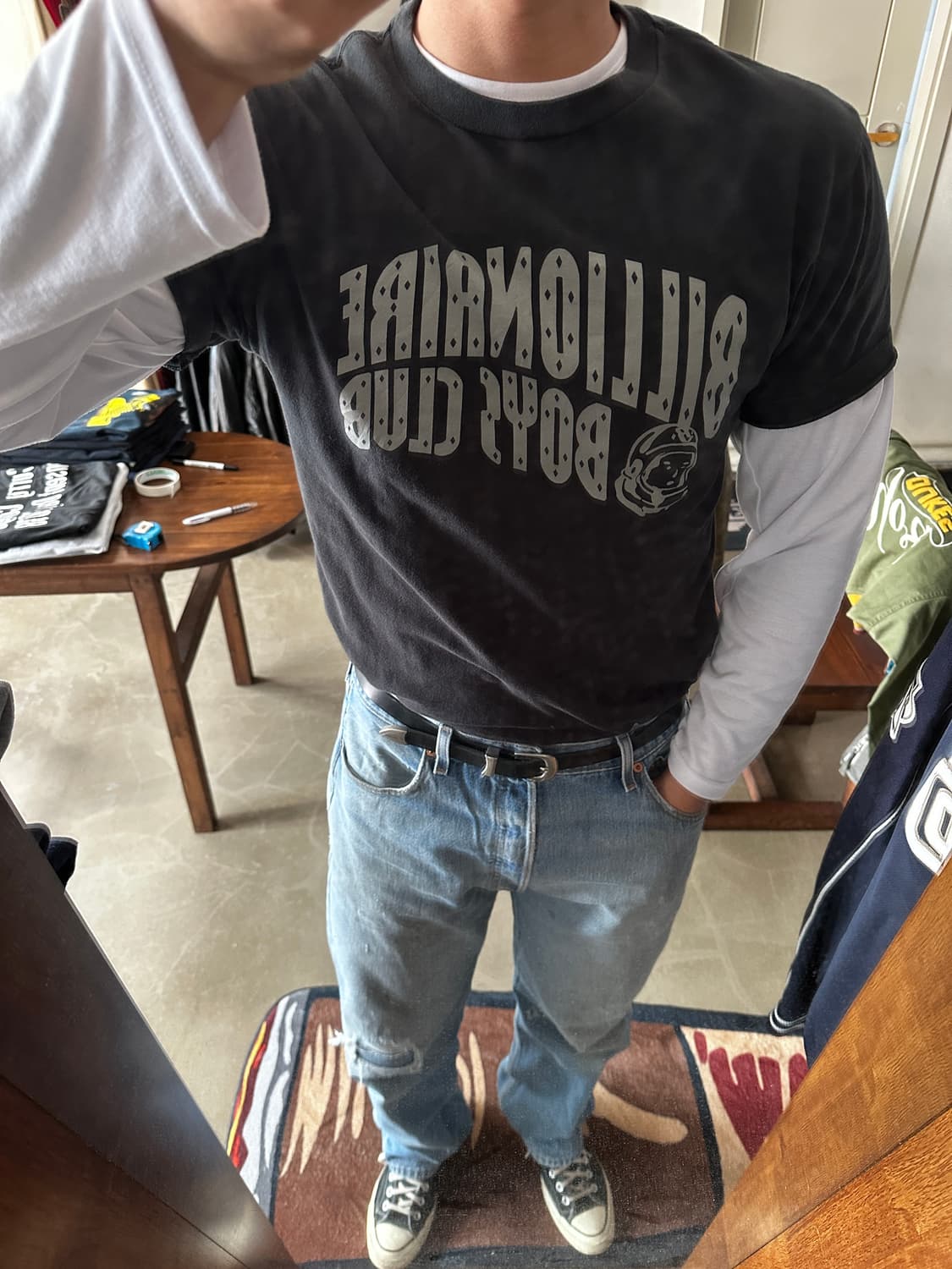 Billionaire Boys Club 아치 로고 티셔츠 상품이미지1