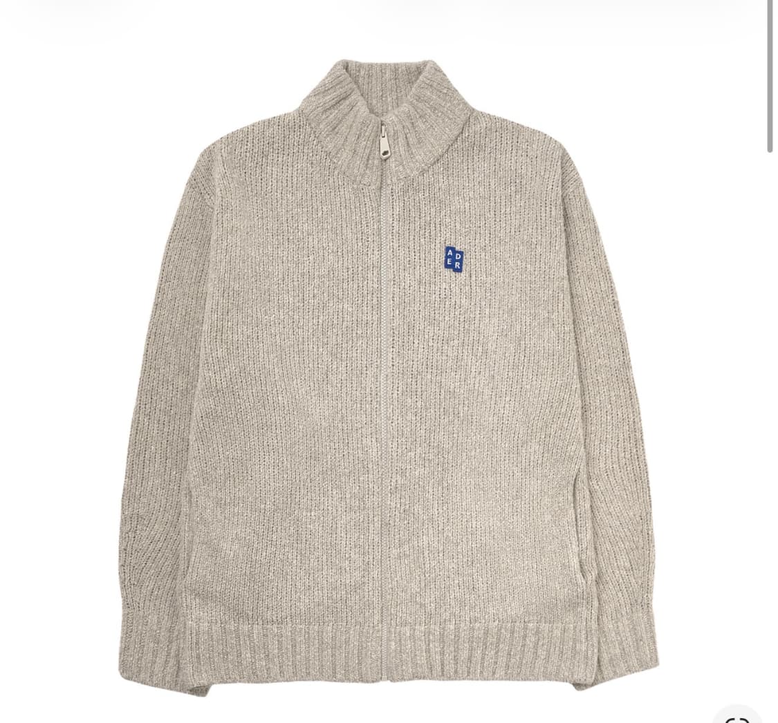 아더에러 시그니피컨트 니트집업 오트밀 S 상품이미지1