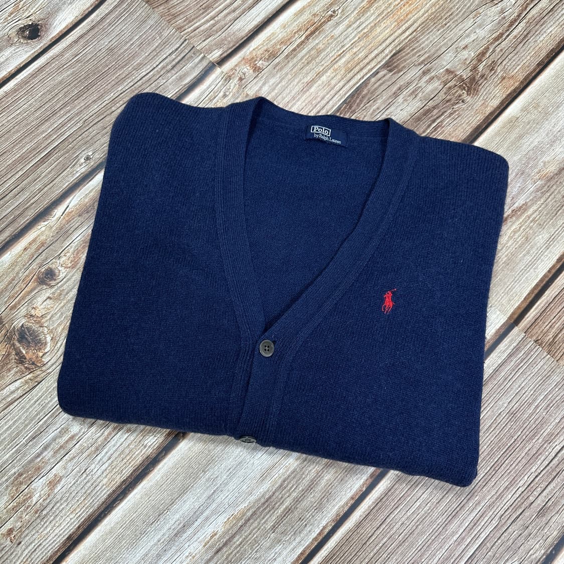 Polo Ralph Lauren 폴로랄프로렌 울가디건 네이비색상 S사이즈 상품이미지6