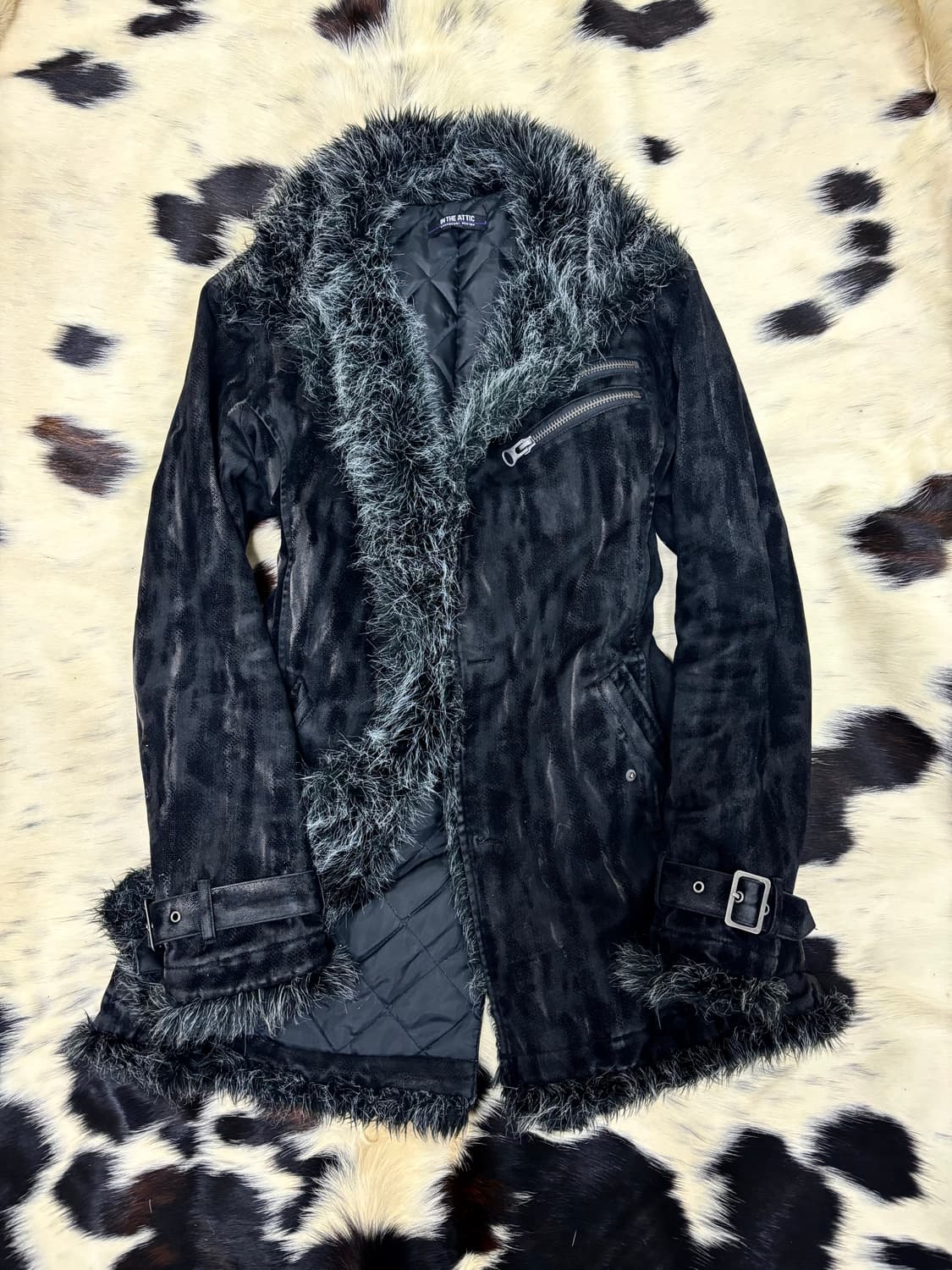 [IN THE ATTIC]2000s VKEI Fur Trimming Wa 상품이미지5