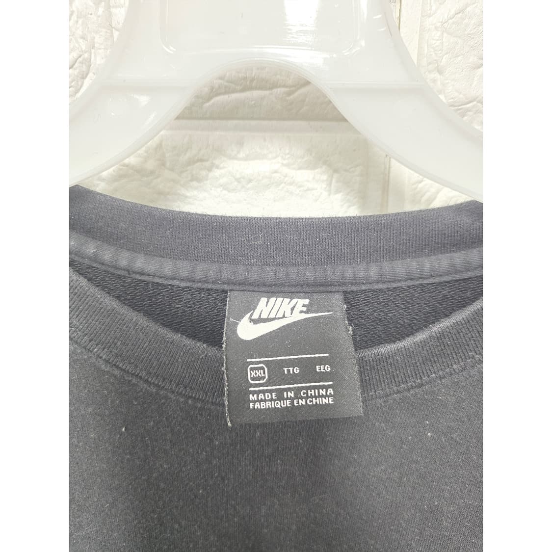 택포_ 나이키 블랙 맨투맨 XXL 상품이미지2