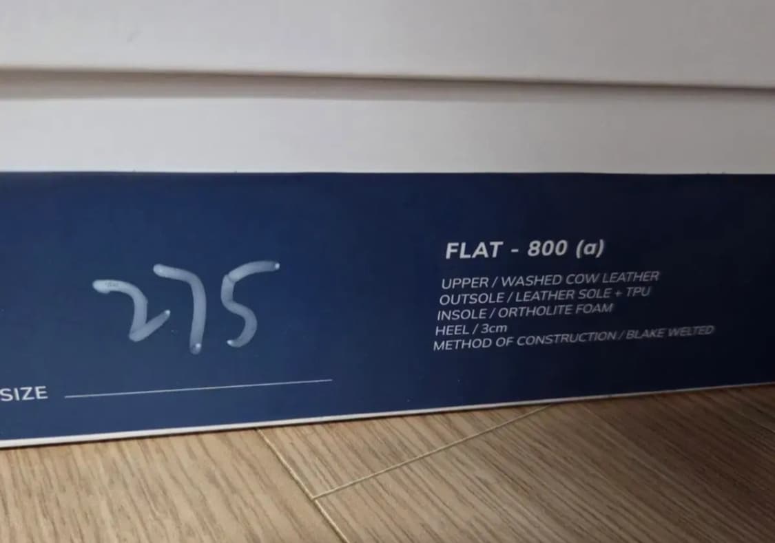 킨치 FLAT - 800 (a) 275사이즈 판매합니다 상품이미지6