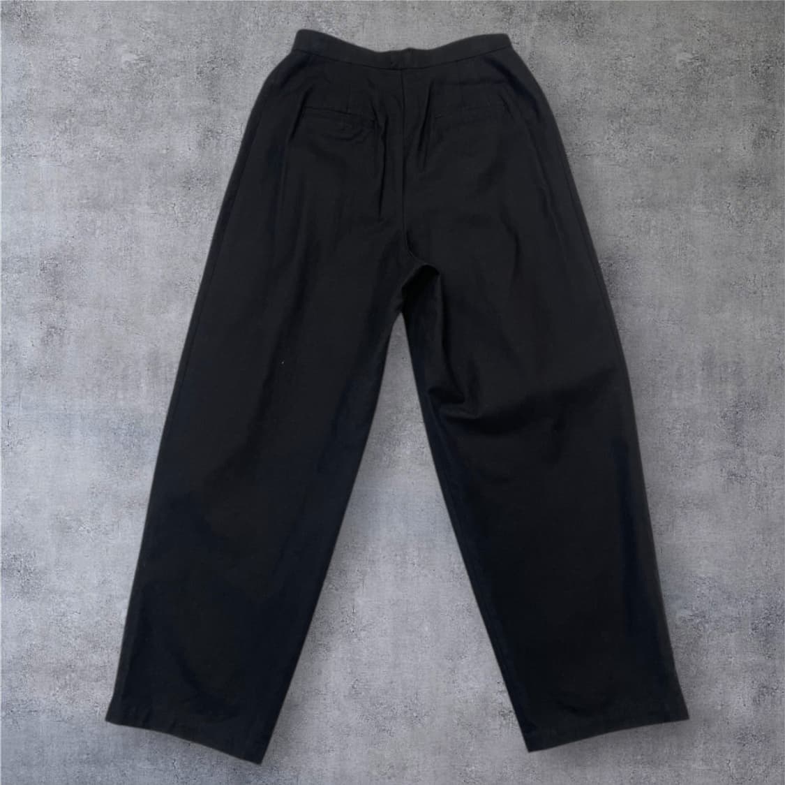 더 일마 THE ILMA 블랙 코튼 와이드 팬츠 S 상품이미지6