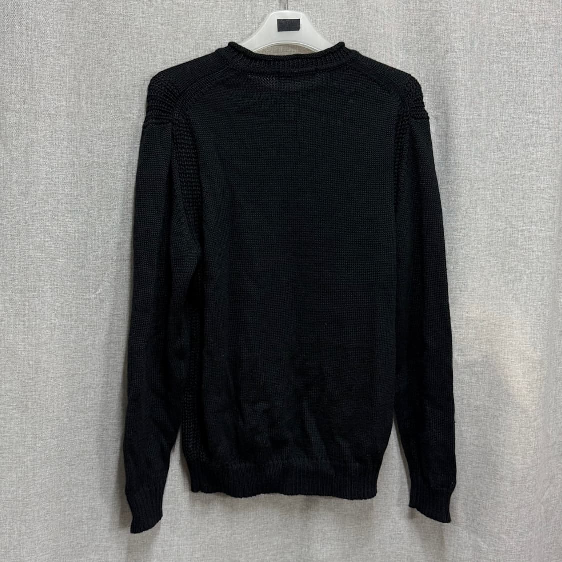 [XL] GV2 jeans 남성 블랙 라운드 긴팔 니트 상품이미지4