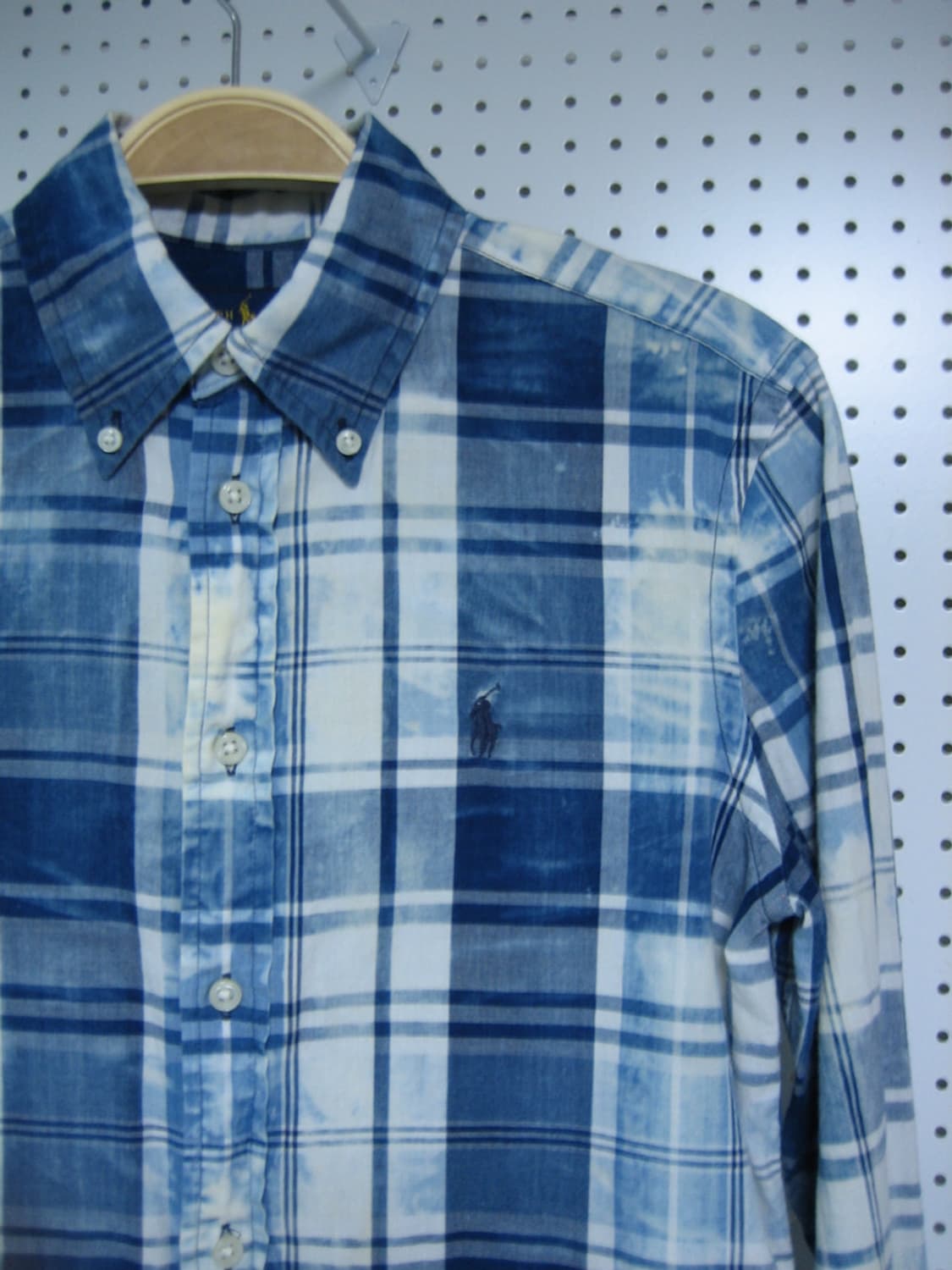 Polo Ralph Lauren  Dyed Blue Check Shirt 상품이미지3