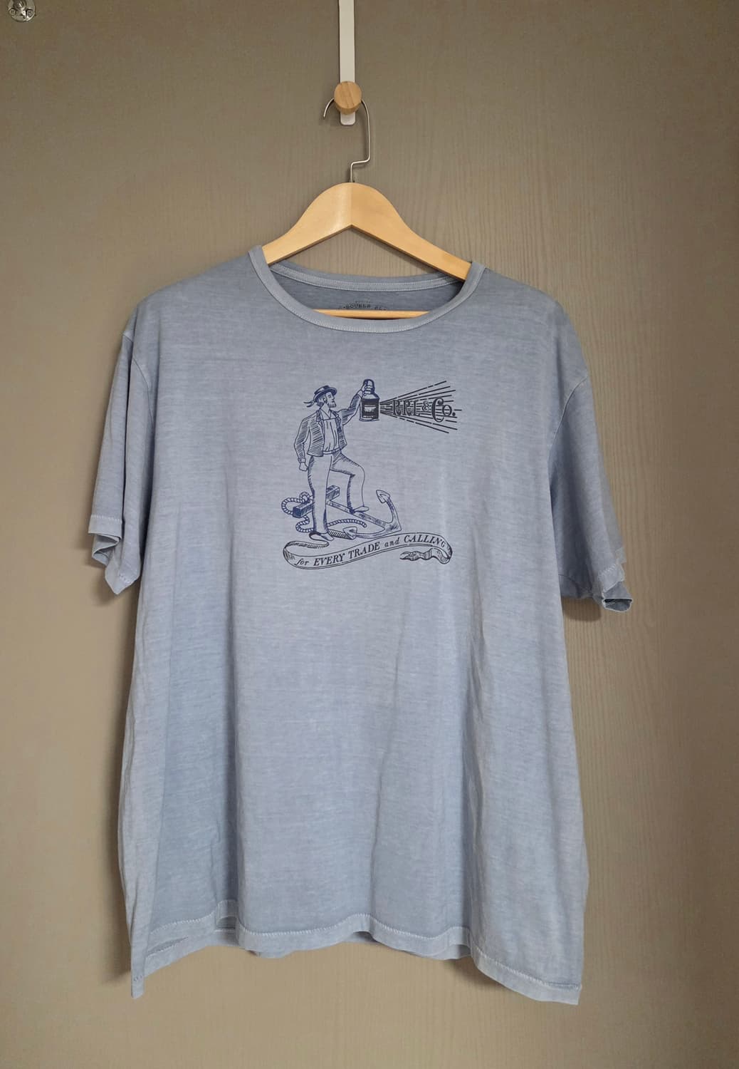 RRL 더블알엘 프린팅 반팔 티셔츠 XL 상품이미지1
