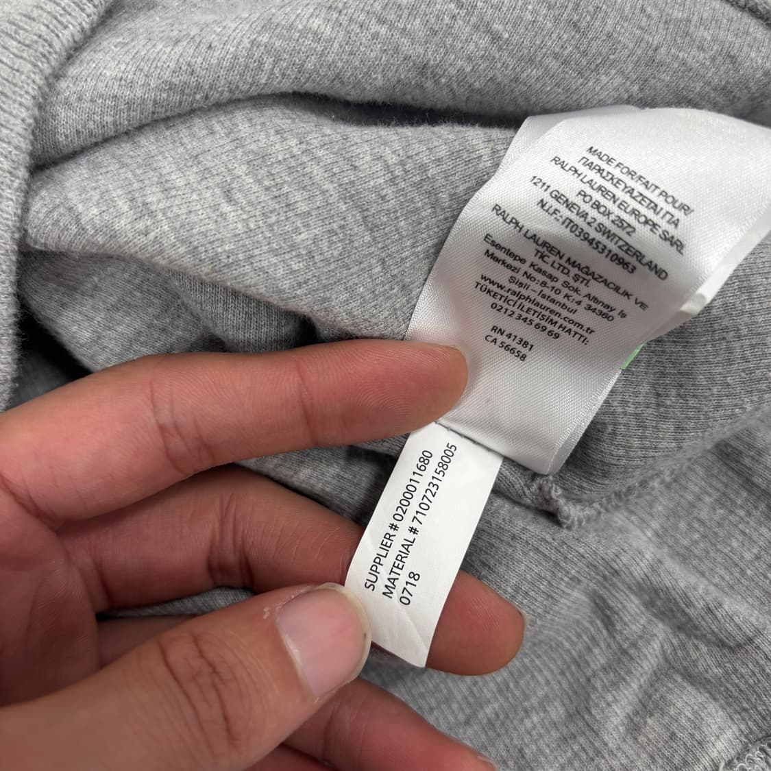 폴로 반집업 니트 상품이미지8