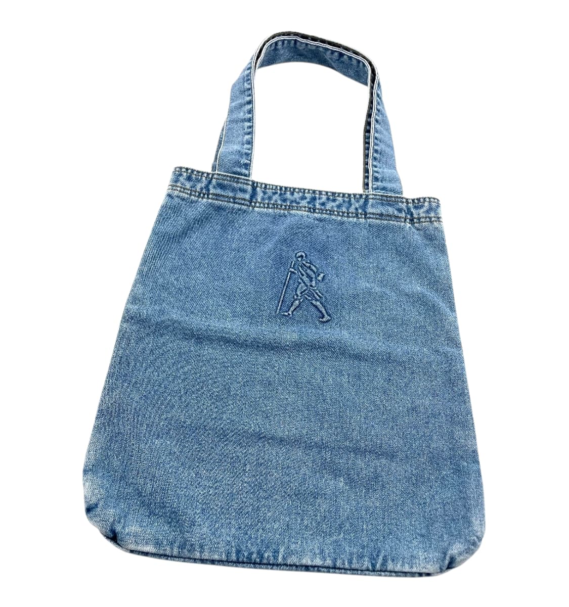 캐피탈 12oz 데님 빈티지가공 피스 토트백 상품이미지3