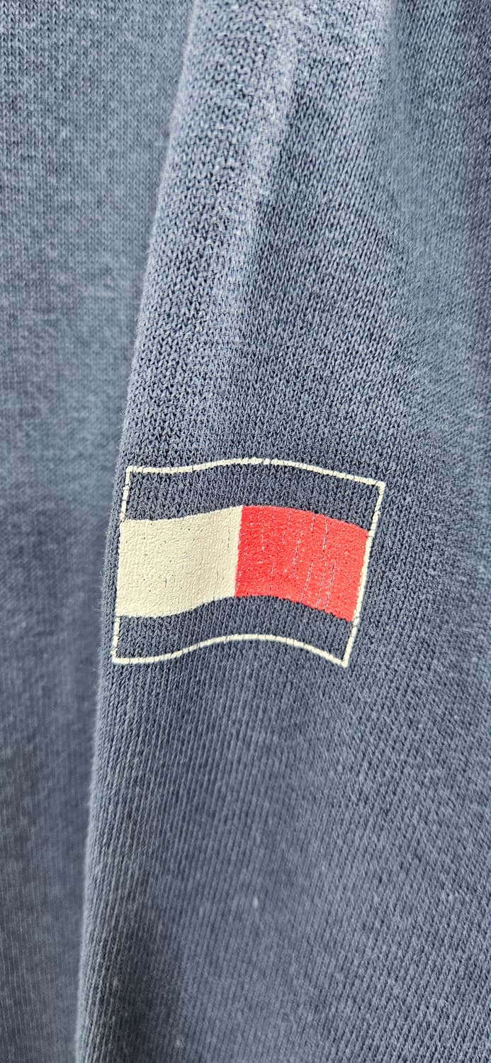(vtg)타미힐피거  기모 맨투맨 네이비 L 상품이미지5