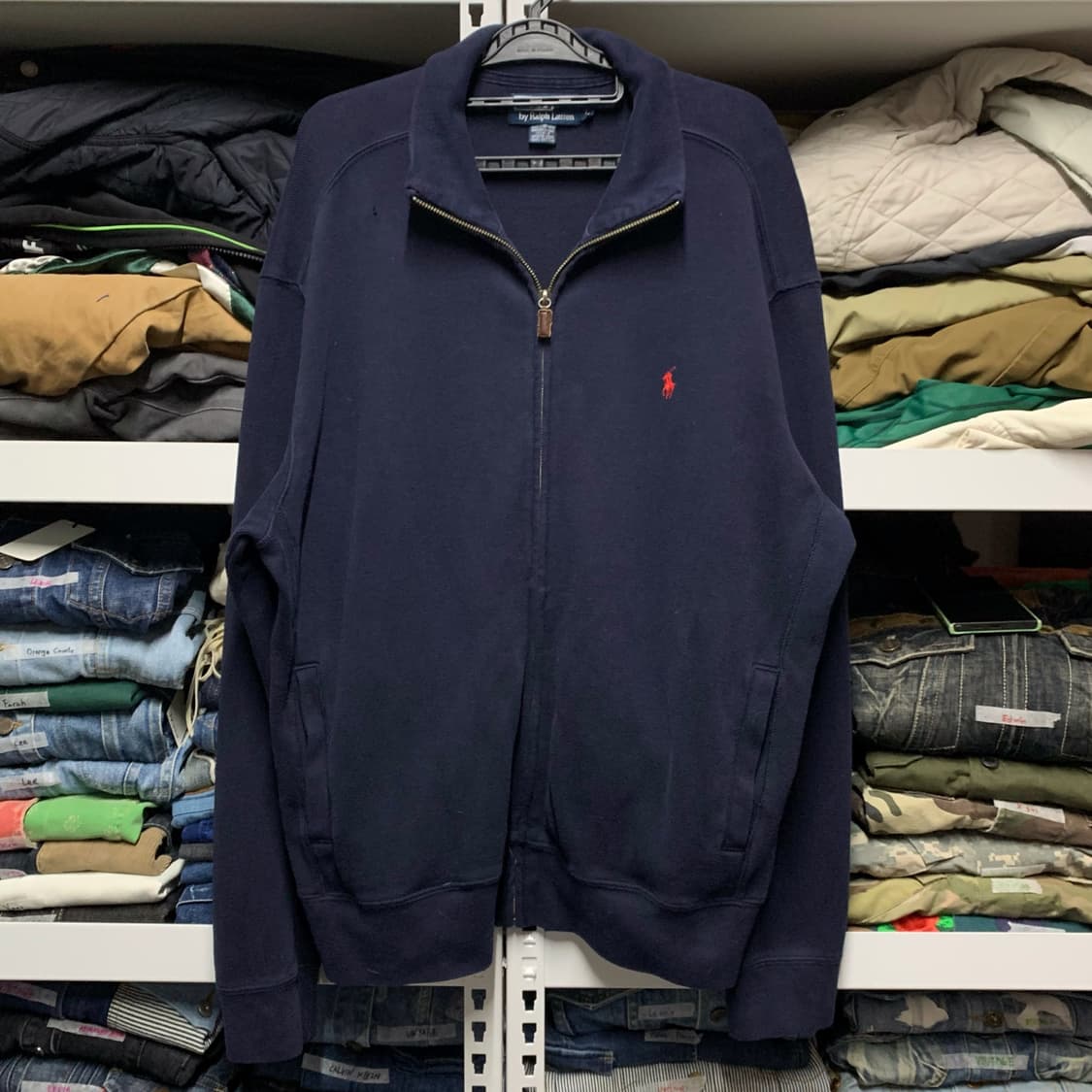 [L] 폴로 랄프로렌 코튼 풀집업 상품이미지2