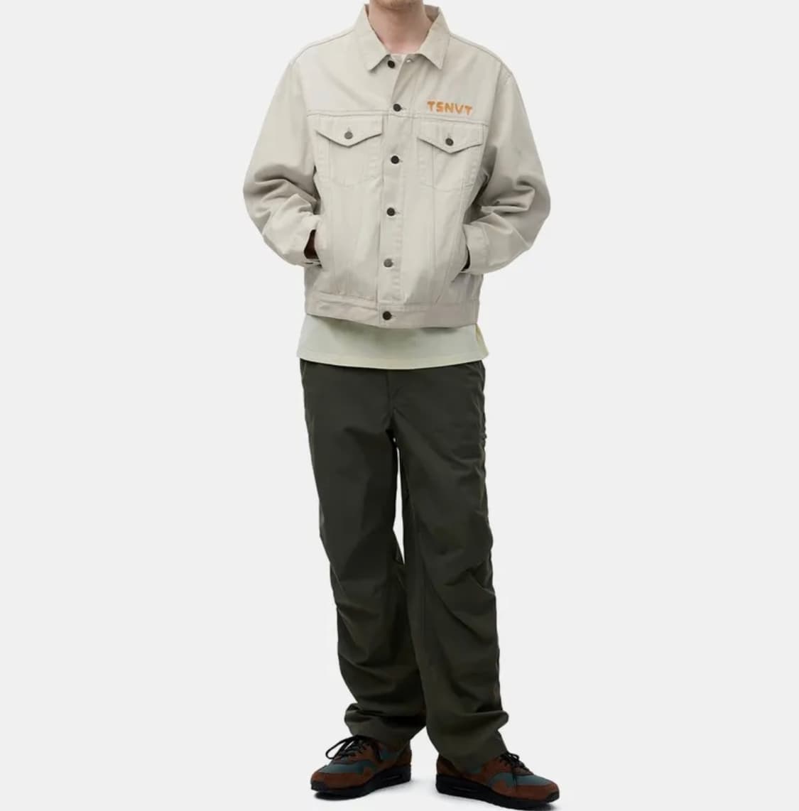 디스이즈네버댓 TSNVT Trucker Jacket Off White 상품이미지3