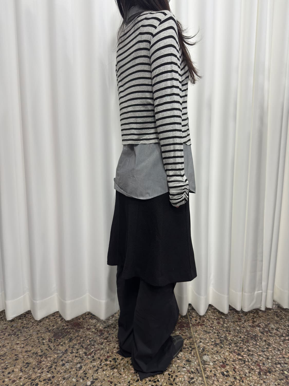 vagiie shirt layered top 상품이미지6