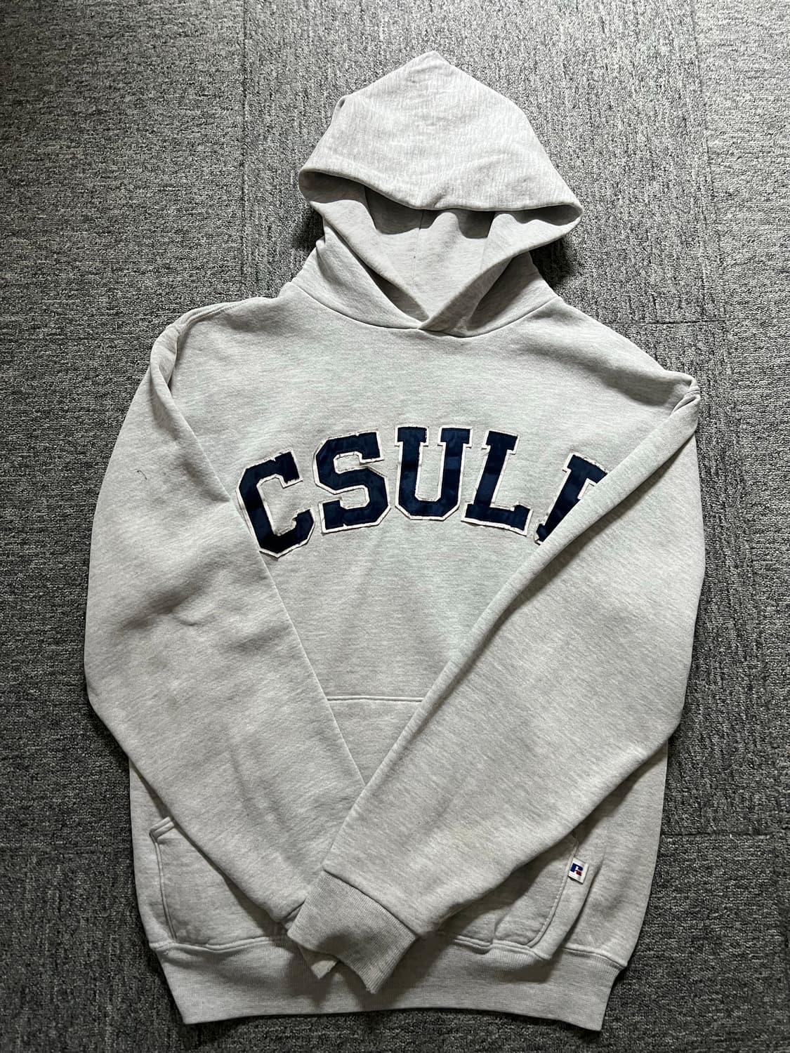 러셀 애슬레틱 CSULB 회색 후드티 상품이미지2