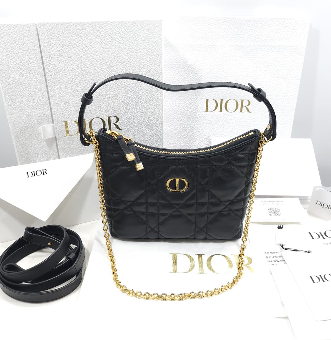 [풀구성] 디올 미스 카로 디올링 미니 체인백 상품이미지1