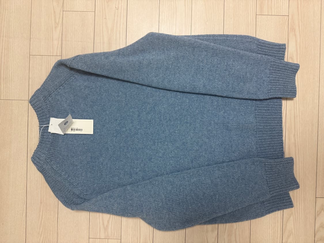 아르켓(ARKET) 헤비 울 니트 스웨터 라이트블루 / S / 새상품 상품이미지2