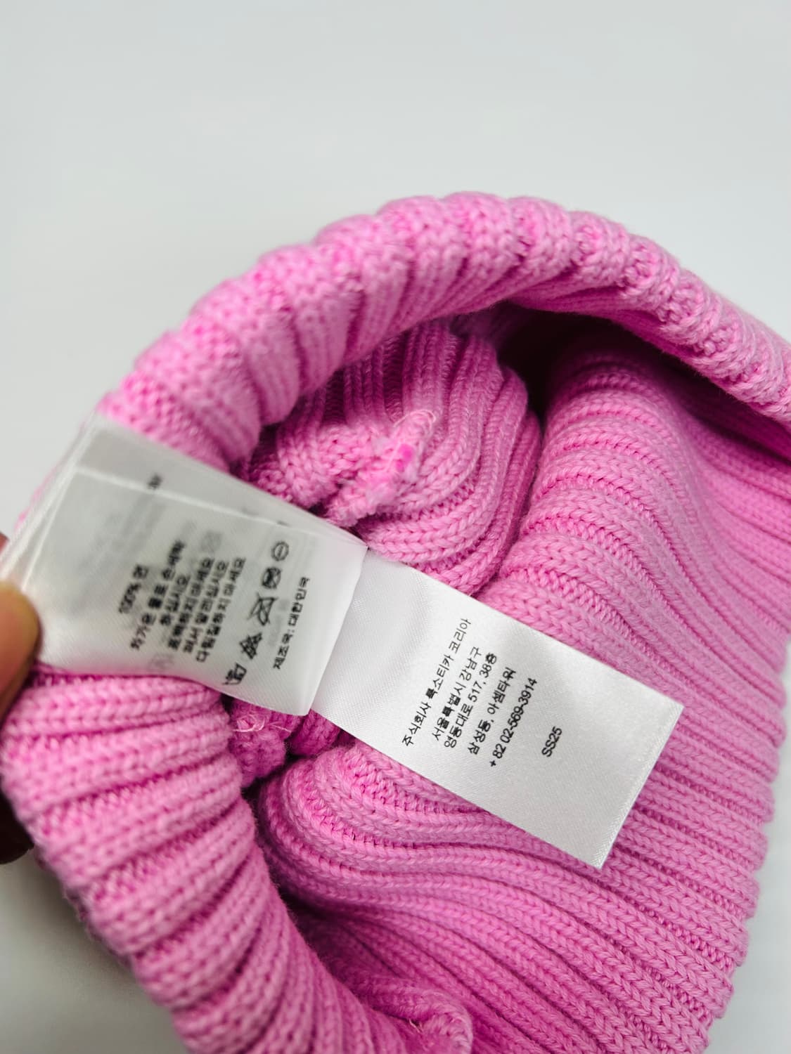 25SS 슈프림 오버다이드 비니 핑크 상품이미지4