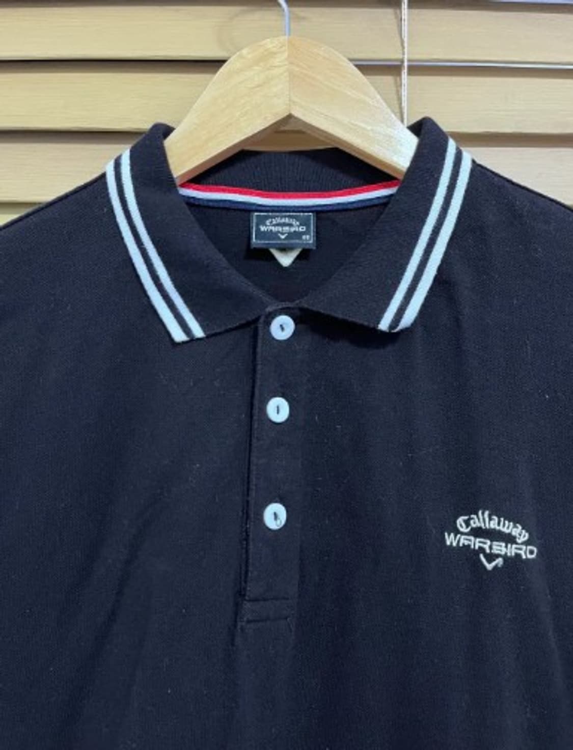 캘러웨이 남성 블랙PK카라반팔티셔츠 95사이즈 상품이미지1