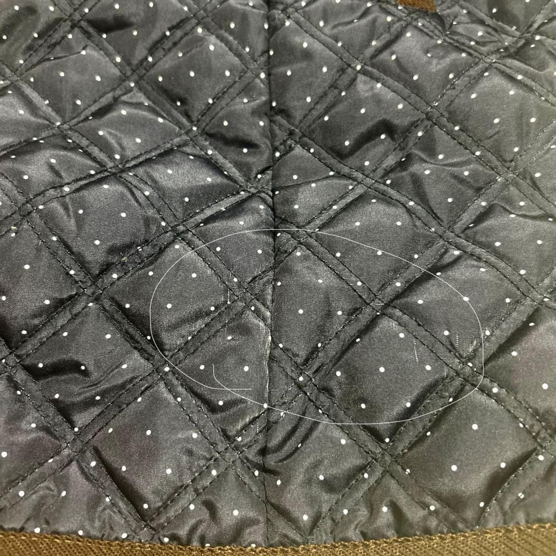 네이비 도트 땡땡이 퀄트자켓 상품이미지5