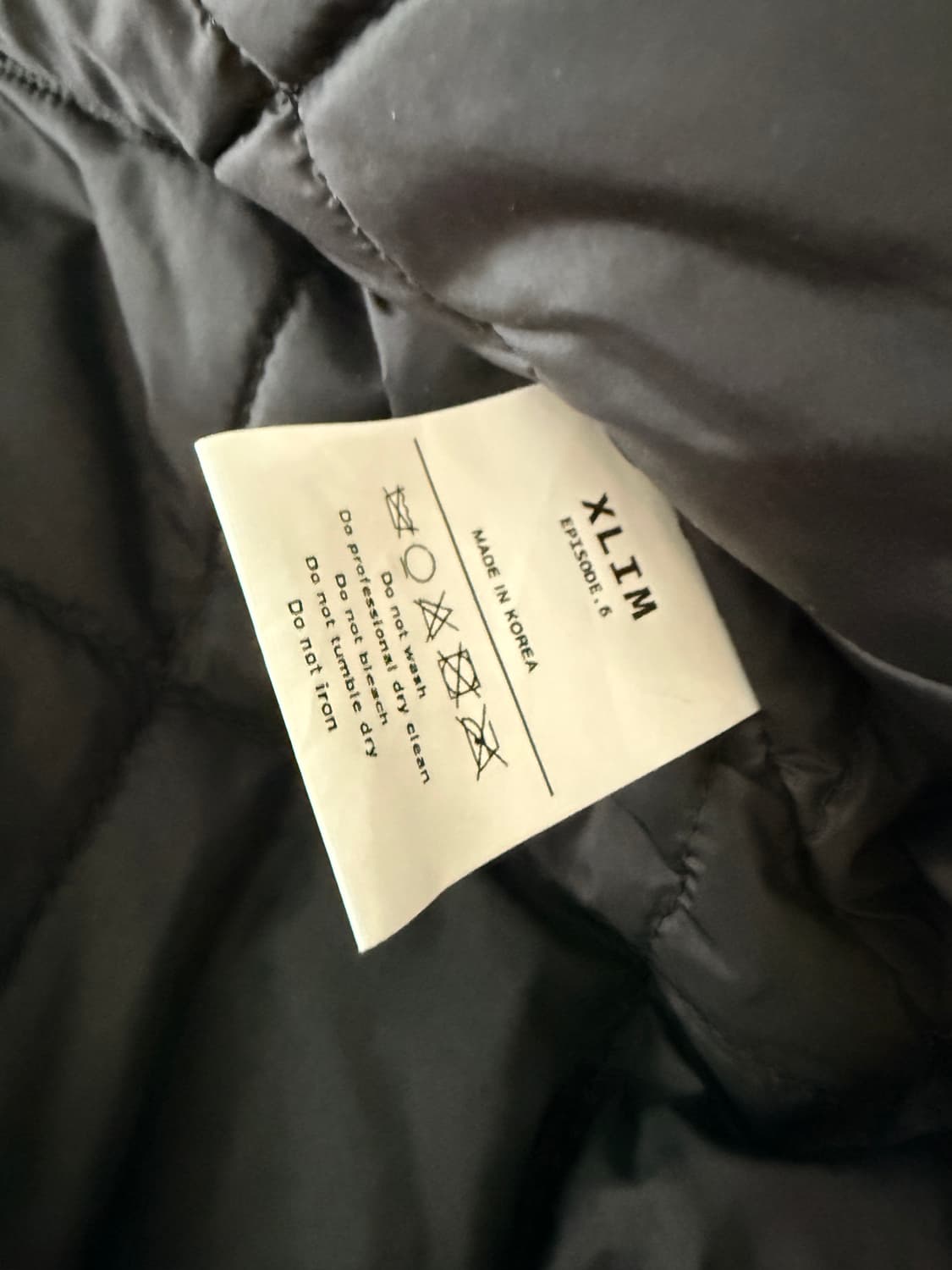 Xlim EP.6 바시티자켓 블랙 S 상품이미지2