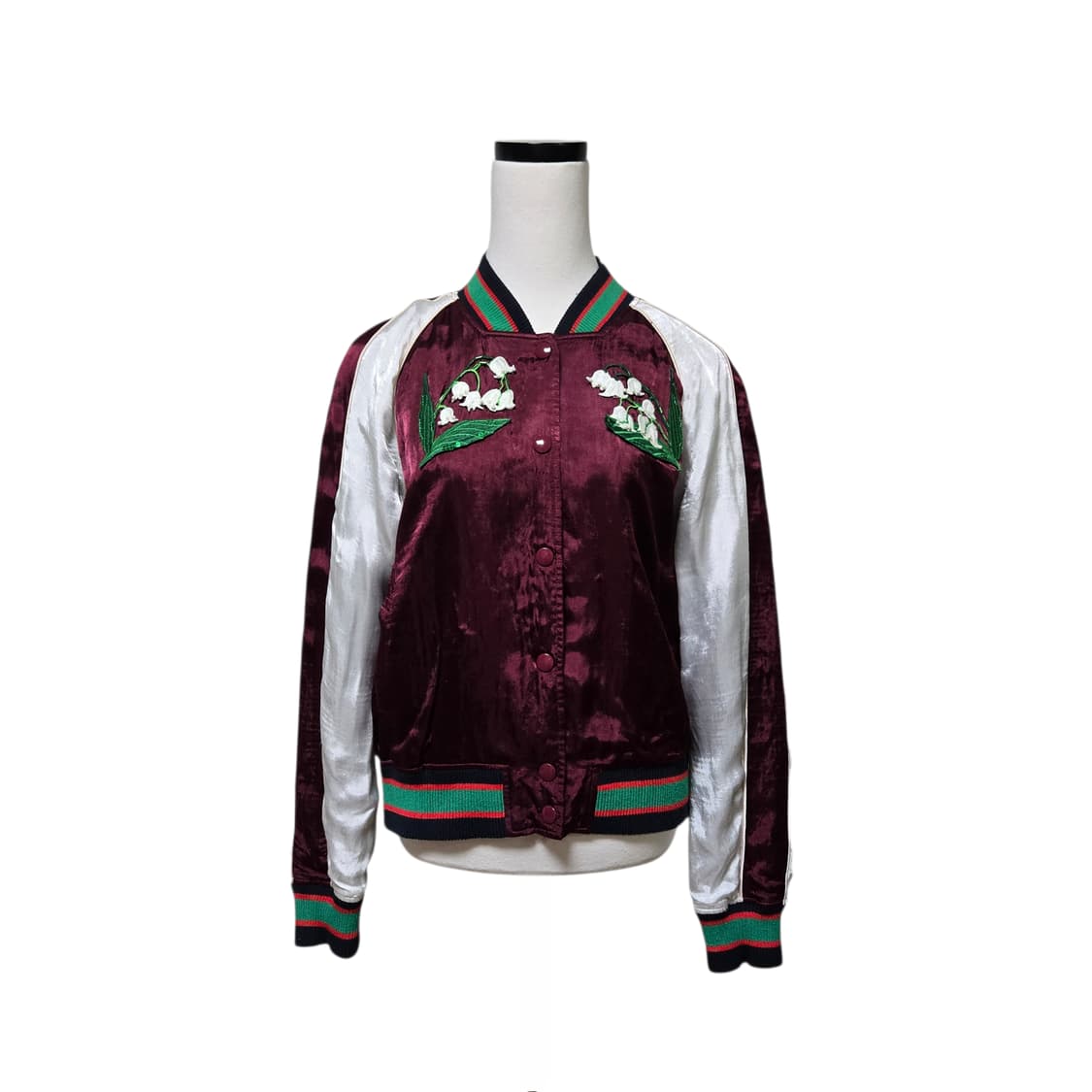 뮤베일 새틴 스카쟌 블루종 / 여성 자켓 상품이미지1