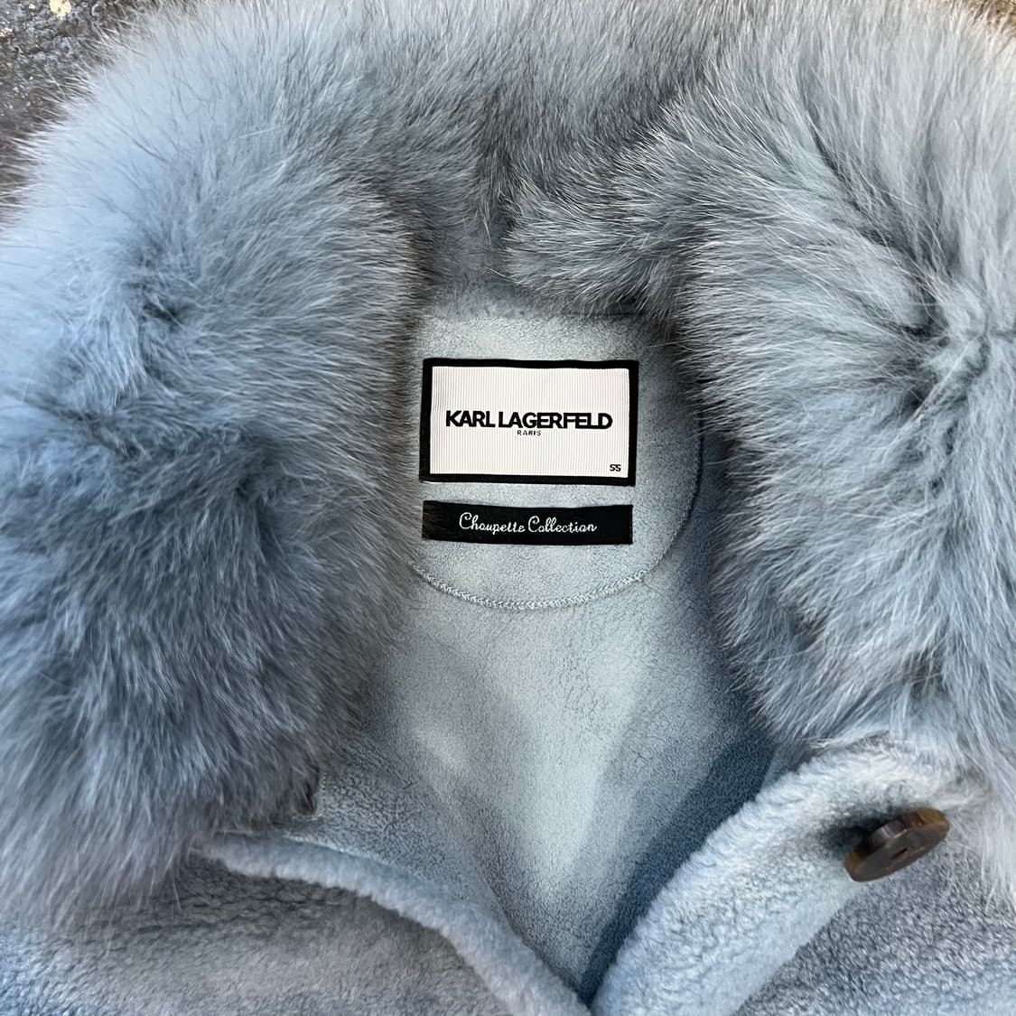 55) 칼라거펠트 사가폭스퍼 양모 코트 상품이미지4