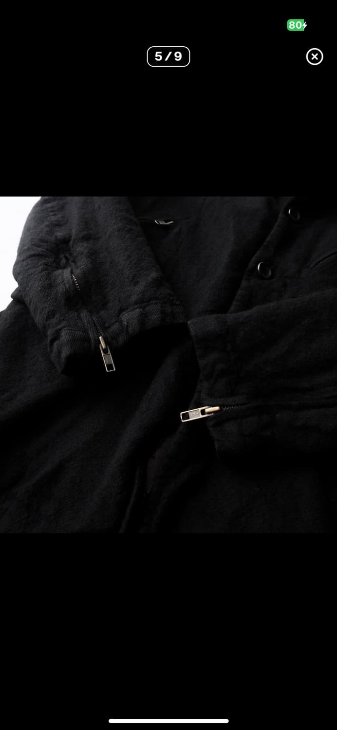 꼼데가르송 울 축융 지퍼 자켓 상품이미지4