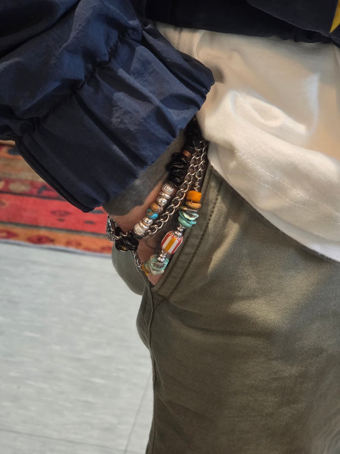 “Dust Trail”써지컬 과 자연의 조화 bracelet 상품이미지6