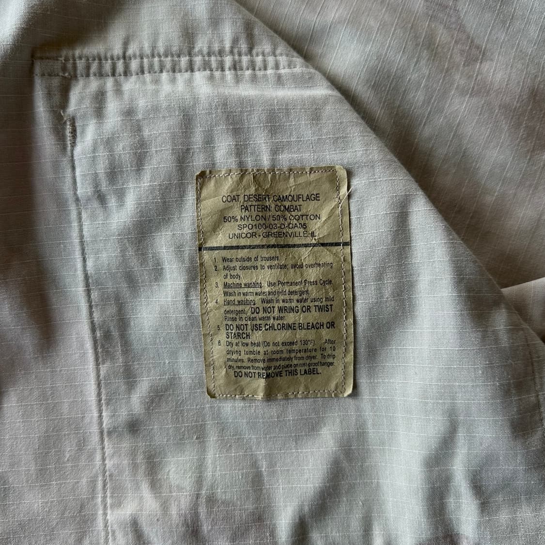 [L-L]U.S. ARMY 미군 데저트카모 이라크전 BDU 자켓 상품이미지10