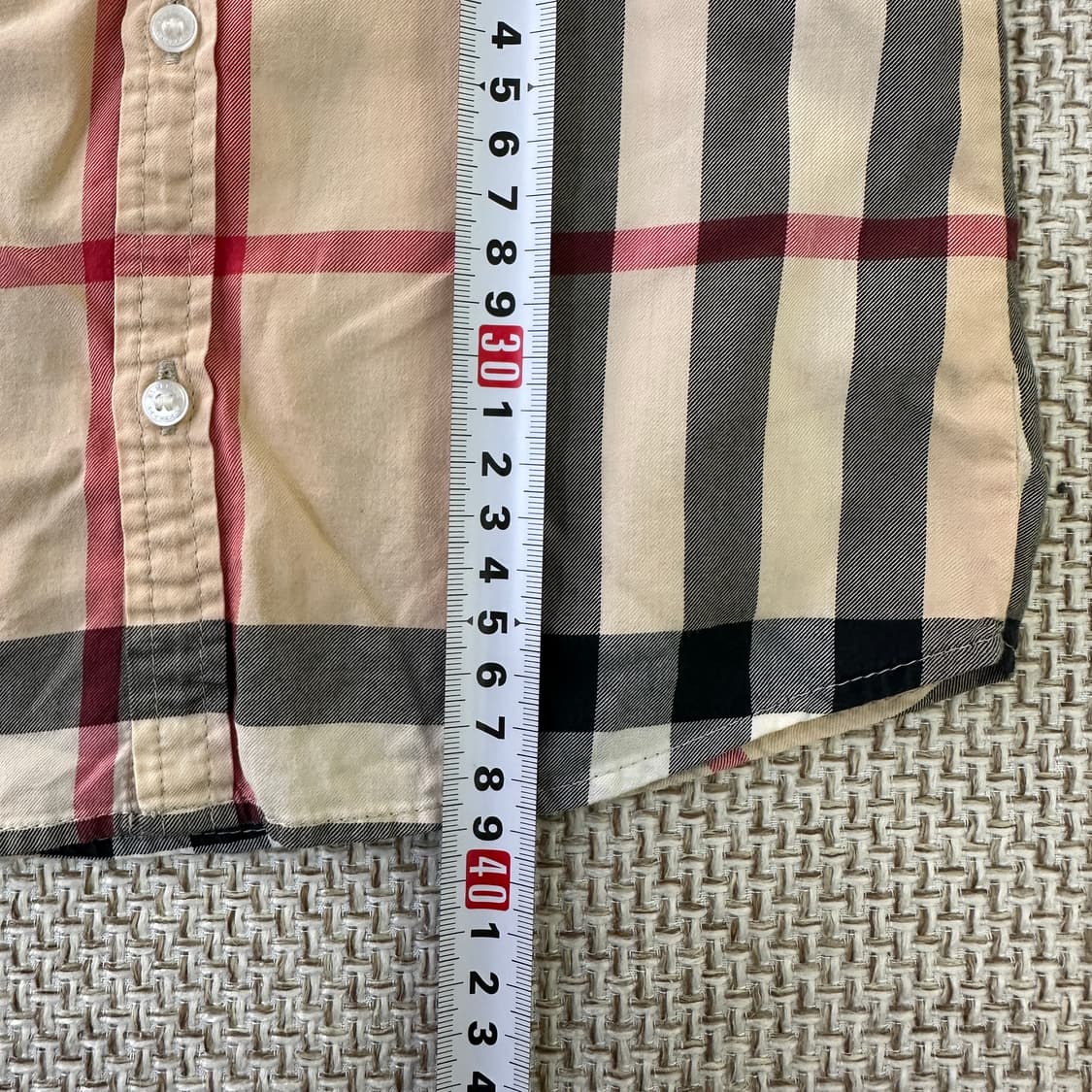 3Y 버버리 키즈 체크패턴 반팔 셔츠 0420D 상품이미지6