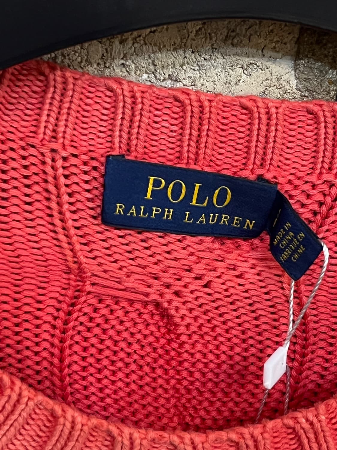 폴로 랄프로렌 핑크 케이블 니트  상품이미지4
