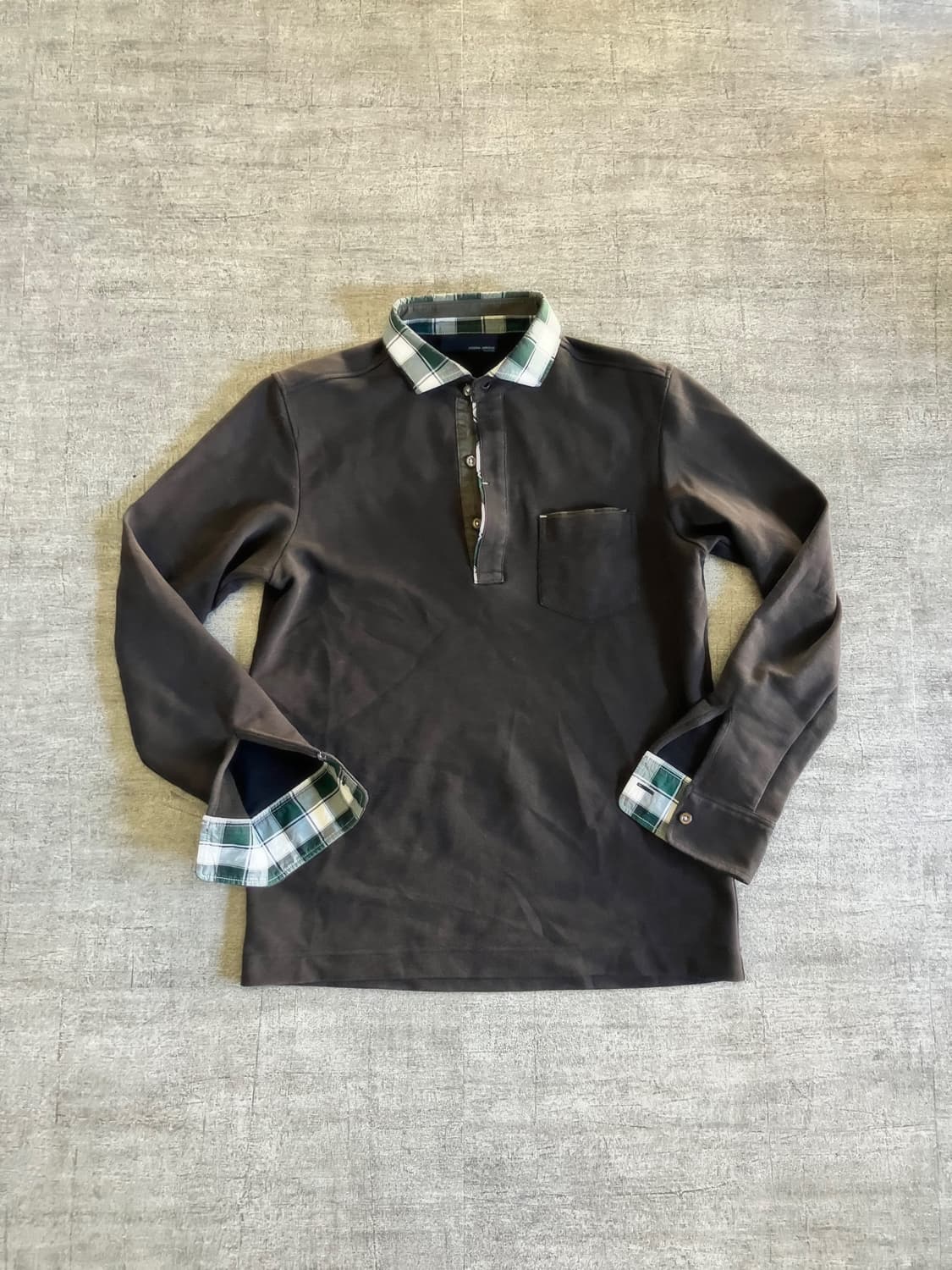일본빈티지 Joseph abboud 올드스쿨스트릿 아메카지 레이어드티셔츠 상품이미지1
