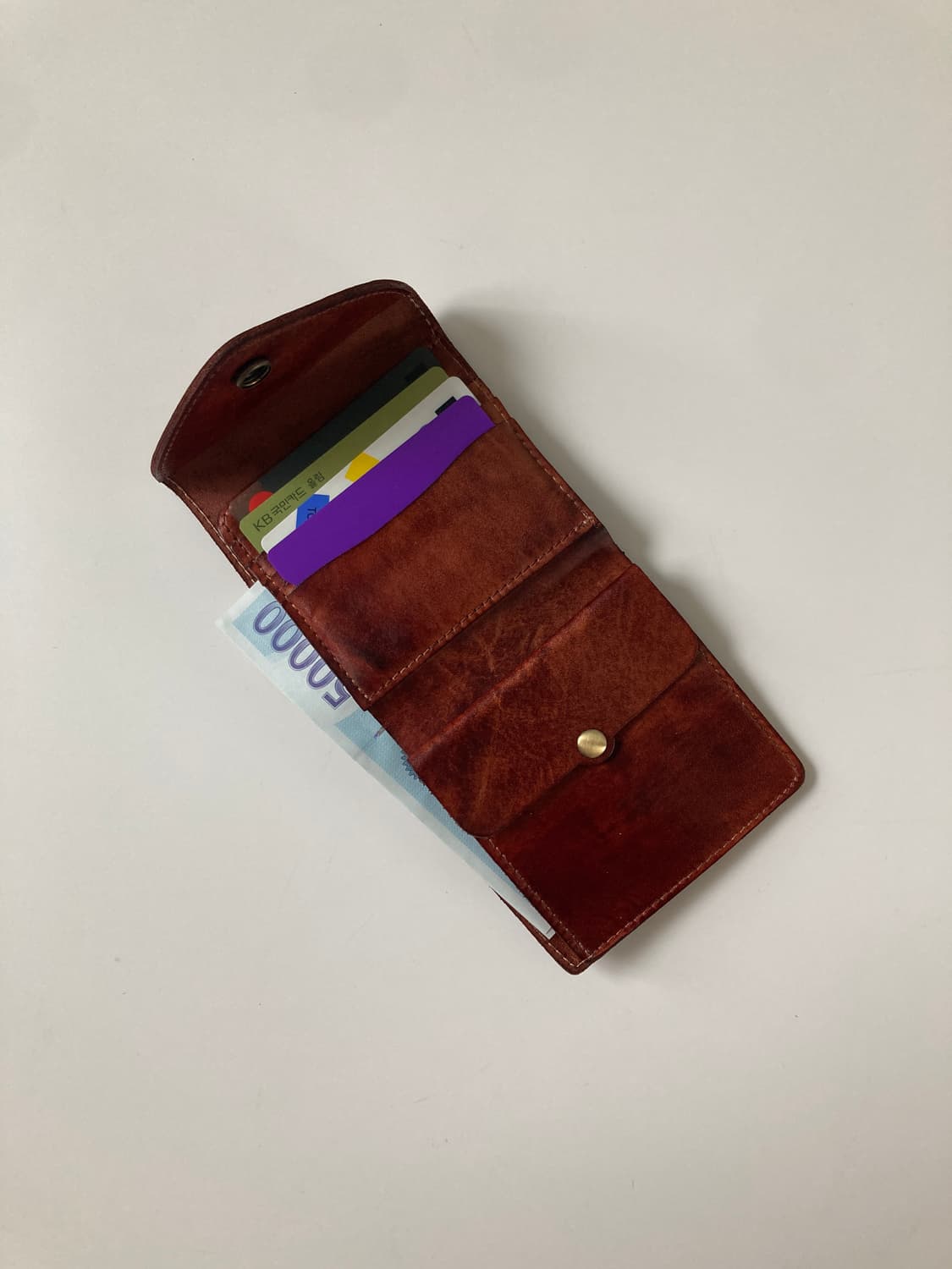 triple leather wallet 상품이미지2