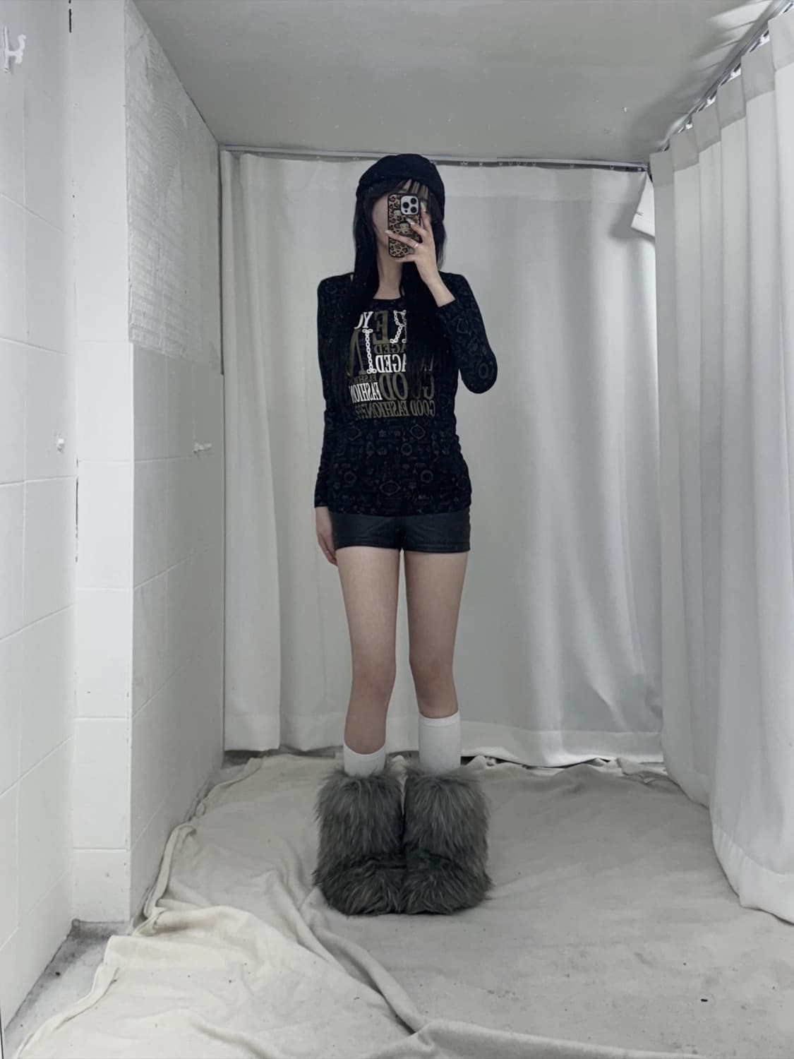 스트라이프 무채색 히메 니혼진 코디세트  상품이미지3