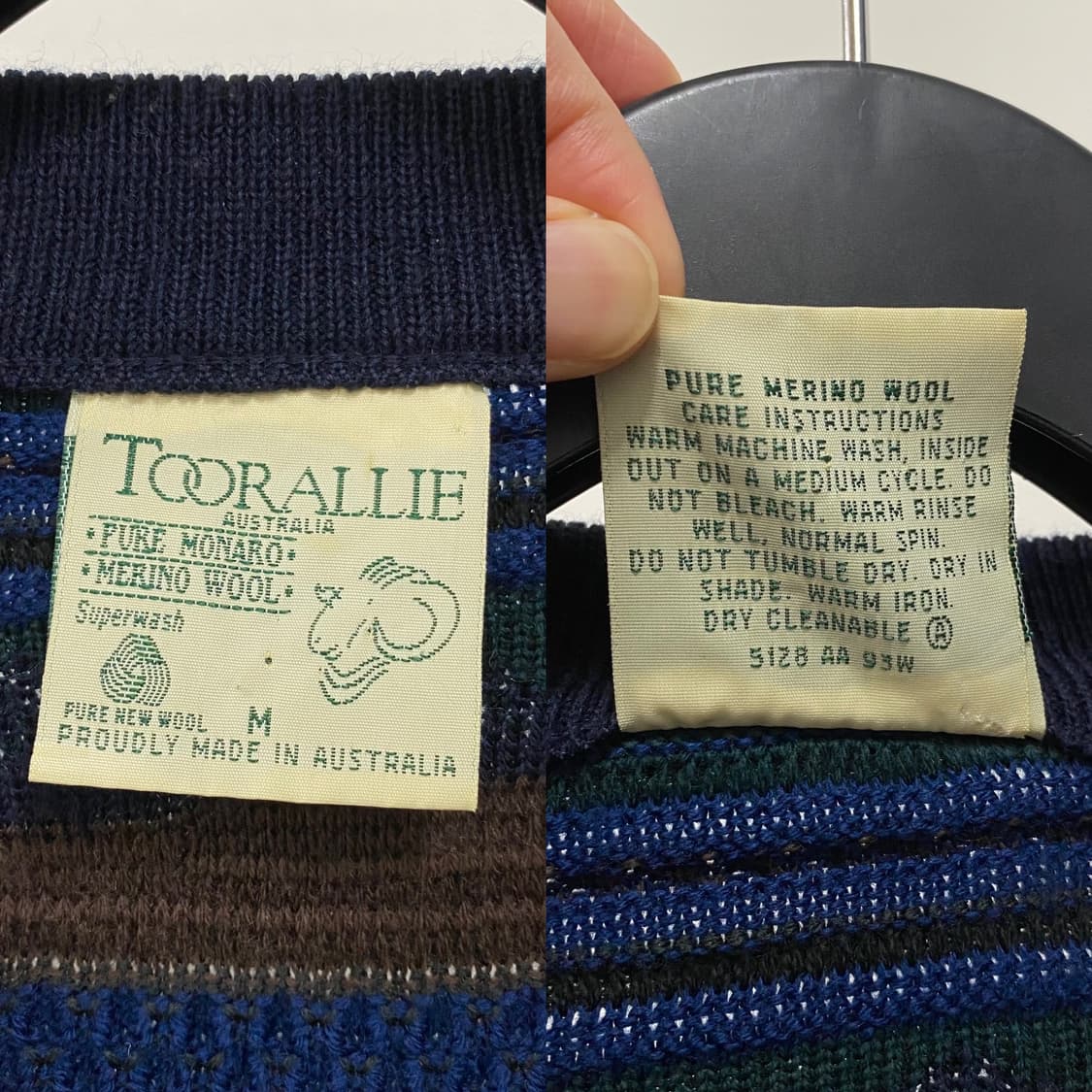 투랄리 오스트레일리아 퓨어 메리노울 케이블 가디건 상품이미지6