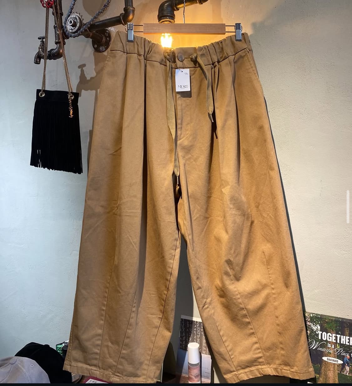 밴딩 벌룬핏 코튼 팬츠  상품이미지2