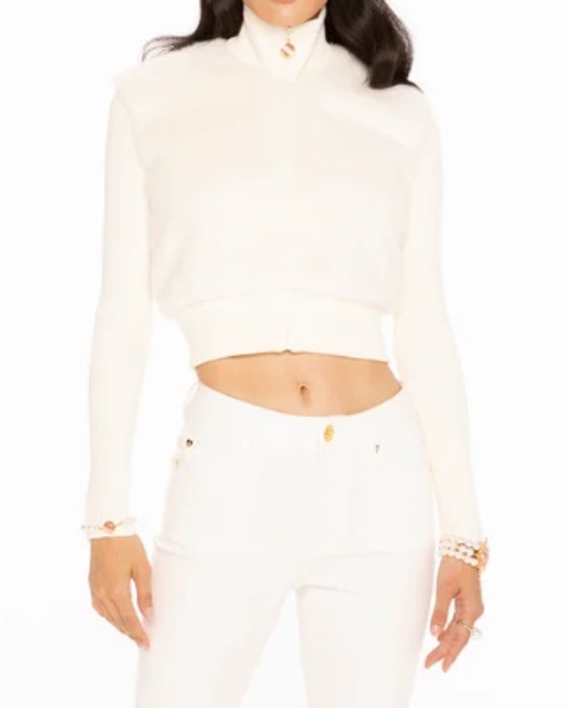 나나재클린 헤일리니트자켓가디건 화이트 -새상품,택포함- 상품이미지6