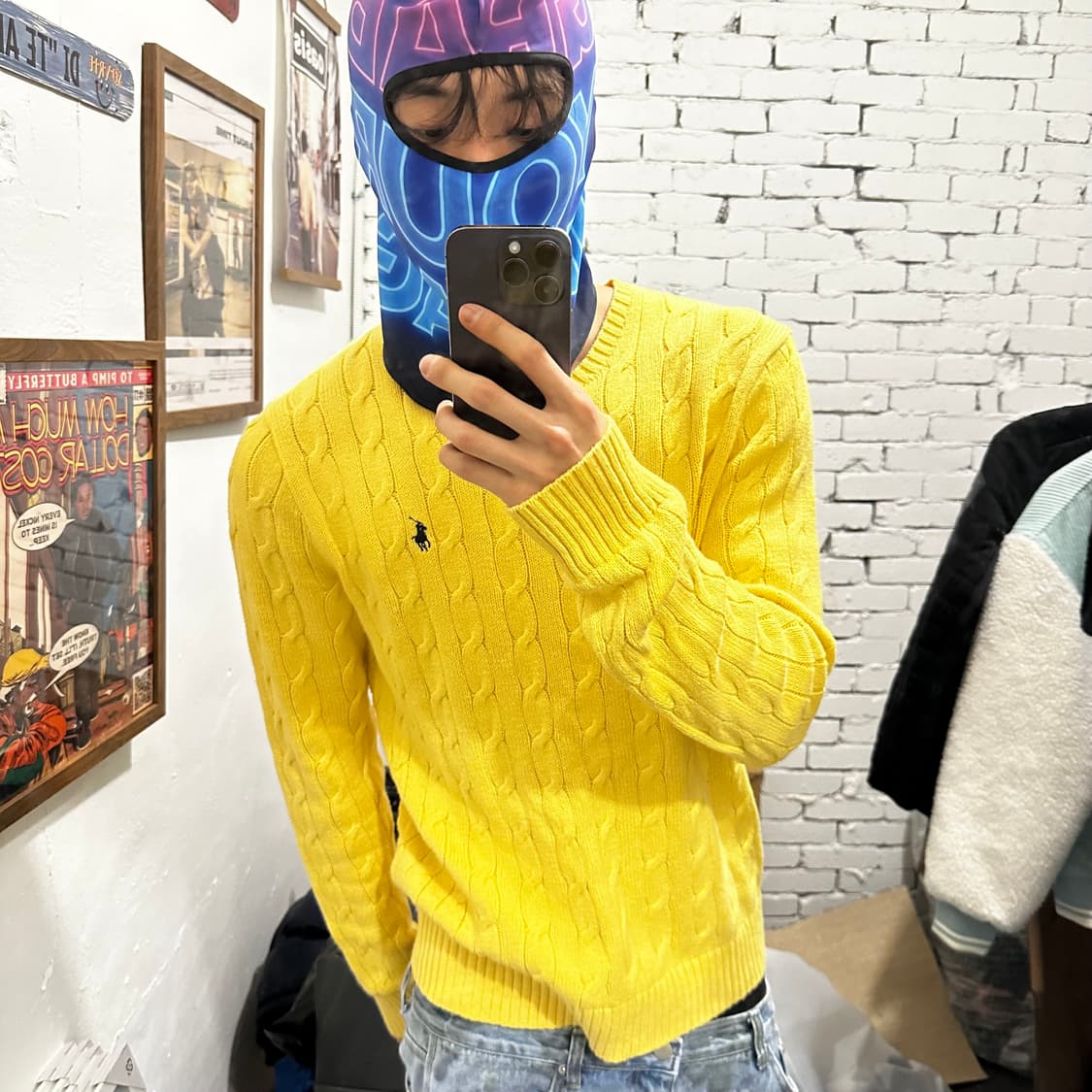 폴로 랄프로렌 꽈배기 니트 상품이미지1