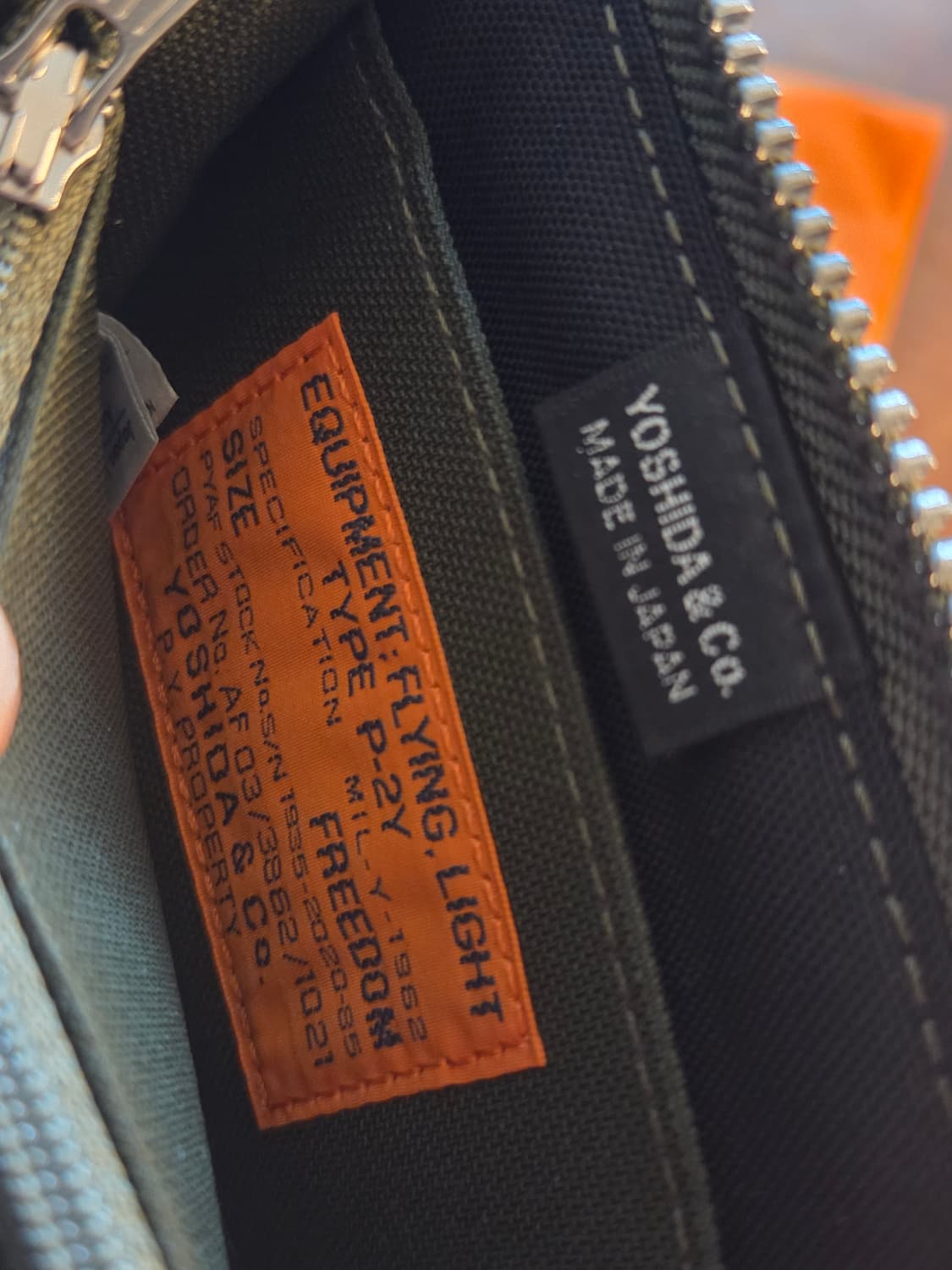 요시다포터 플라잉 에이스 멀티월렛 올리브 상품이미지5