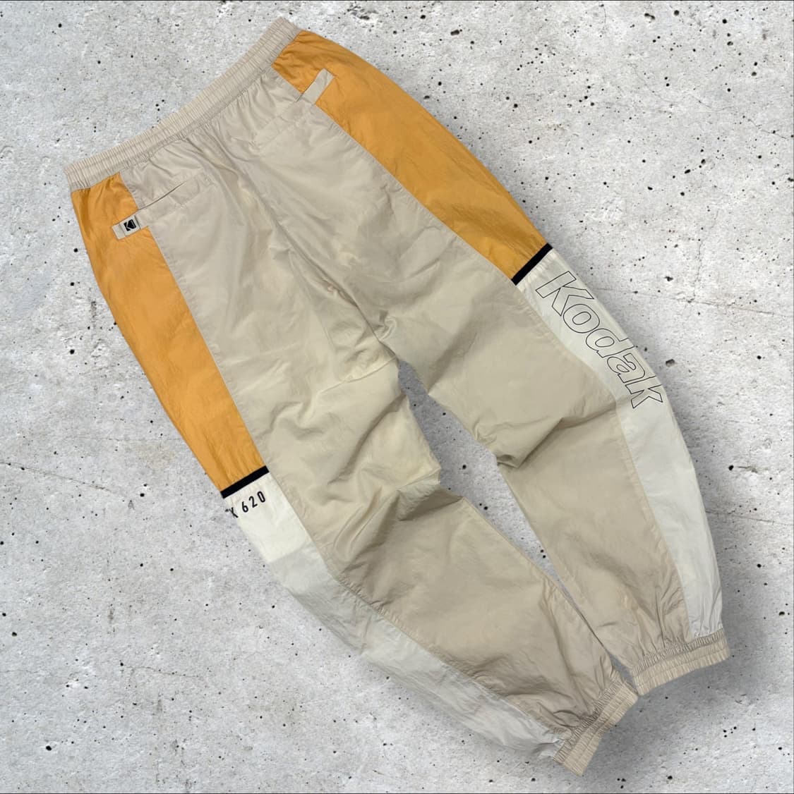 [S] 코닥 컬러블록 나일론 트랙 팬츠 D132 상품이미지1