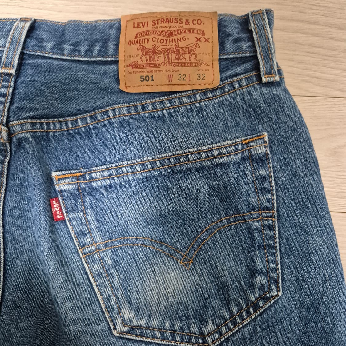 빈티지 리바이스 501   32/32  사이즈 판매합니다. 상품이미지3