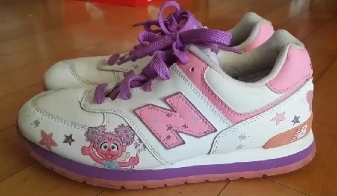 뉴발란스 KJ574ACG 세서미 스트리트 털 신발 230 상품이미지1