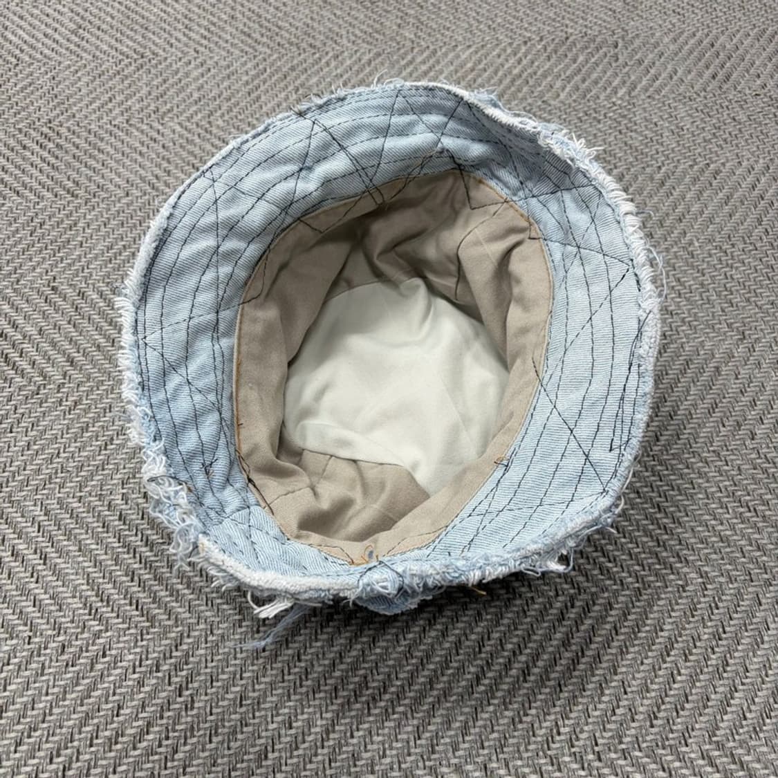 빈티지 데님 패치워크 버킷햇 v1825 상품이미지3